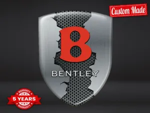 Bentley Adesivi Bombati Resina Design Unico Distintivi Top